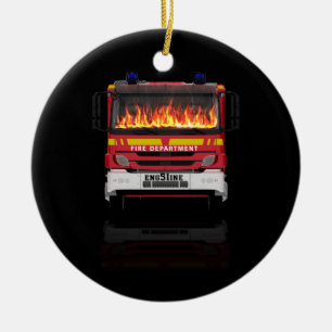 Feuerlkw Halloween-Kostüm so tun, als wäre ich ein Keramik Ornament
