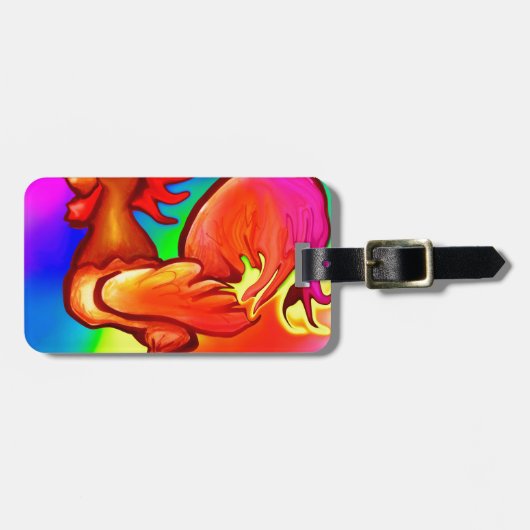 Feuerlöschanlage Gepäckanhänger (Vorderseite horizontal)