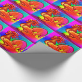 Feuerlöschanlage Geschenkpapier (Ecke)