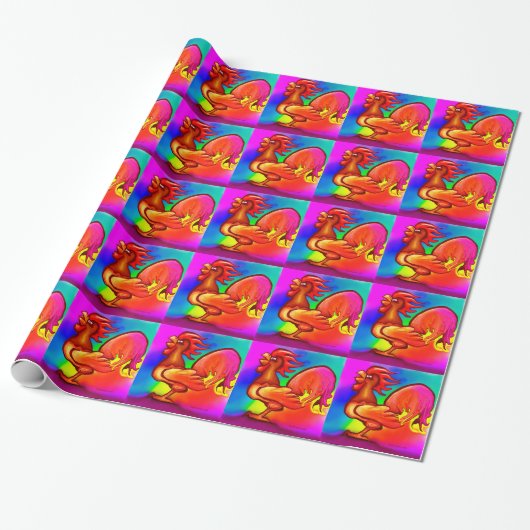 Feuerlöschanlage Geschenkpapier (Ungerollt)