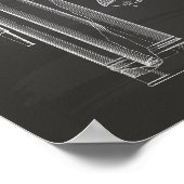 Feuerlöscher 1927 Patent Art - Kopfbrett Poster (Ecke)