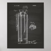 Feuerlöscher 1927 Patent Art - Kopfbrett Poster (Vorne)
