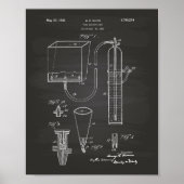 Feuerlöscher 1930 Patent Art - Kopfbrett Poster (Vorne)