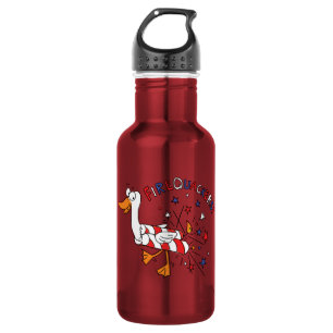 Feuerlöscher 4. Juli Duck Water Flasche Edelstahlflasche