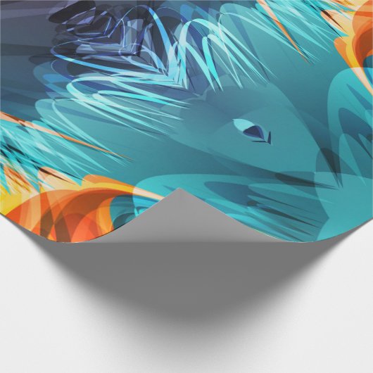 Feuerlöscher Geschenkpapier (Ecke)