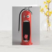 Feuerlöscher Karte (Gelbe Blume)