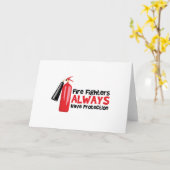 Feuerlöscher Karte (Gelbe Blume)