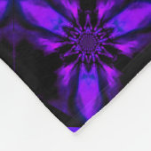 Feuerlöscher Lila 1 Fleecedecke (Ecke)