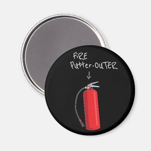 Feuerlöscher Magnet (Vorderseite/Rückseite)
