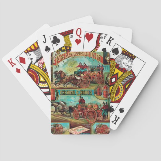 Feuerlöscher MFG Co. Spielkarten (Rückseite)
