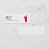 Feuerlöscher Mini Visitenkarte (Vorne/Hinten)