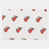 Feuerlöscher Party-Geschenkverpackung  Geschenkpapier Set (Vorderseite 3)