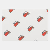 Feuerlöscher Party-Geschenkverpackung  Geschenkpapier Set (Vorderseite 2)