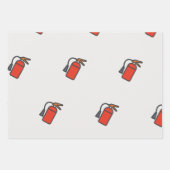 Feuerlöscher Party-Geschenkverpackung  Geschenkpapier Set (Vorderseite)