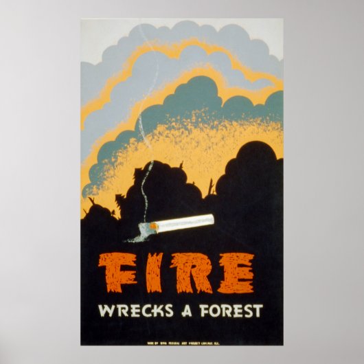 Feuerlöscher Poster (Vorne)