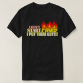 Feuerlöscher T-Shirt (Design vorne)