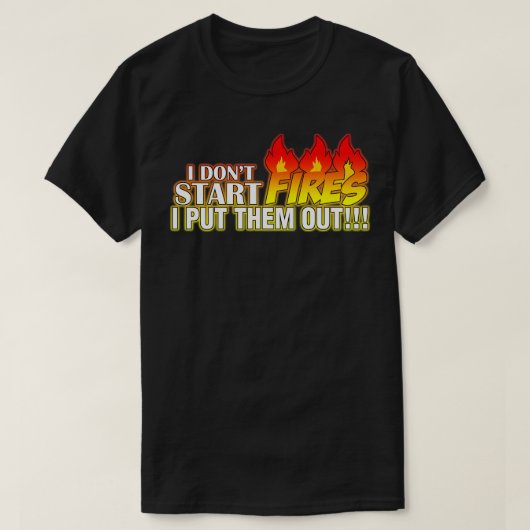 Feuerlöscher T-Shirt (Design vorne)