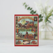 Feuerlöscher und chemische Motoren Postkarte (Stehend Vorderseite)