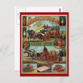 Feuerlöscher und chemische Motoren Postkarte (Vorne/Hinten)