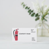 Feuerlöscher Visitenkarte (Stehend Vorderseite)