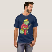Feuerlöscherabteilung des Froschfliegers T-Shirt (Vorne ganz)