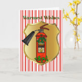 Feuerlöscherkarte Karte (Gelbe Blume)