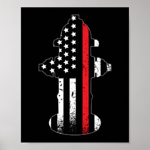 Feuerlöschfeuerwehrfeuerwehrfeuerwehrmann Poster