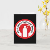 Feuerlöschgerät Karte (Gelbe Blume)