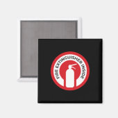 Feuerlöschgerät Magnet (Vorderseite/Rückseite)