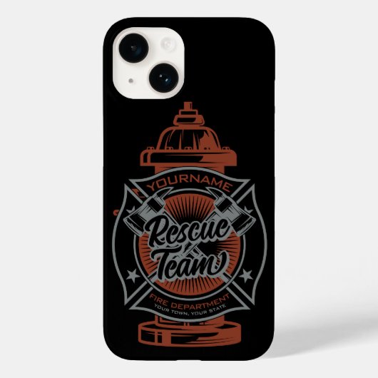 Feuerlöschhilfe-Team Case-Mate iPhone Hülle (Rückseite)