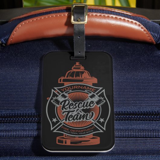 Feuerlöschhilfe-Team Gepäckanhänger (Vorderseite Insitu 2)