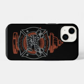 Feuerlöschhilfe-Team iPhone Hülle (Rückseite (Horizontal))