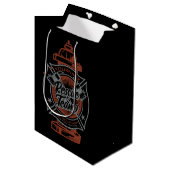 Feuerlöschhilfe-Team Mittlere Geschenktüte (Vorderseite Schrägansicht)