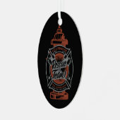 Feuerlöschhilfe-Team Ornament Aus Metall (Vorderseite links)