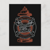 Feuerlöschhilfe-Team Postkarte (Vorderseite)