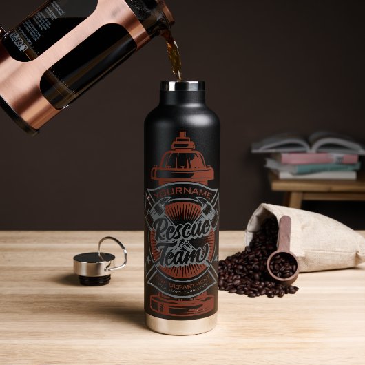 Feuerlöschhilfe-Team Trinkflasche (Kaffee)