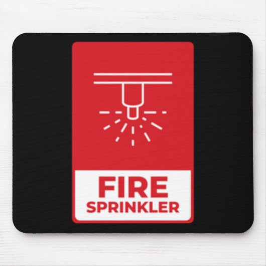 Feuerlöschkleber Mousepad (Vorne)