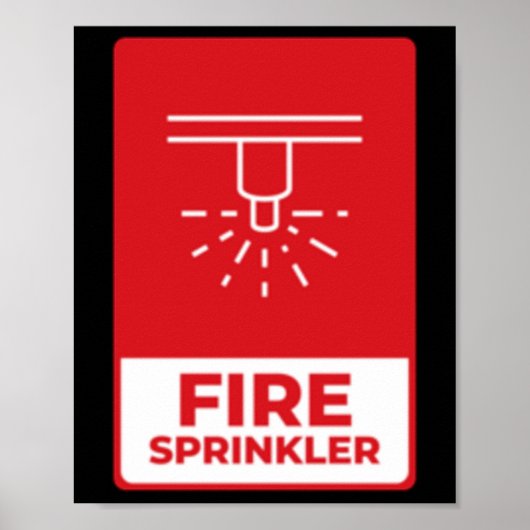 Feuerlöschkleber Poster (Vorne)