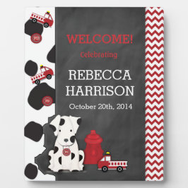 Feuerlöschlampe Fotoplatte