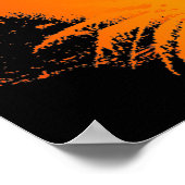 Feuerlöschlampe Poster (Ecke)