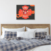 Feuerlöschlogos Leinwanddruck (Insitu (Schlafzimmer))
