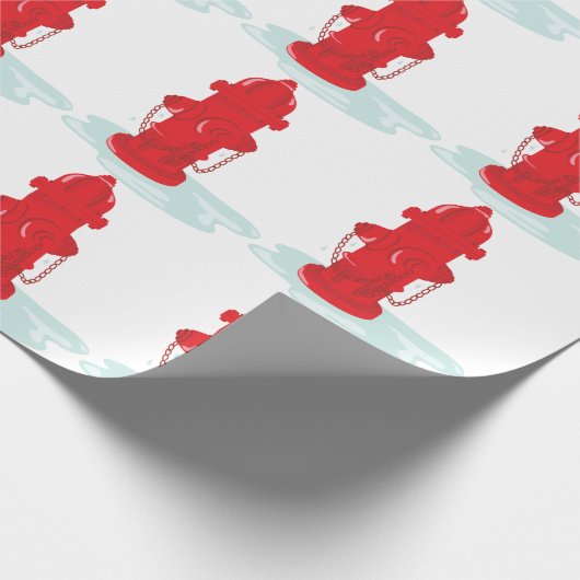 Feuerlöschmittel Geschenkpapier (Ecke)