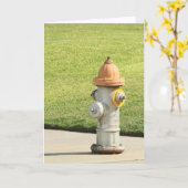 Feuerlöschmittel Karte (Gelbe Blume)