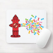 Feuerlöschmittel mit Hundeknochen Mousepad (Mit Mouse)