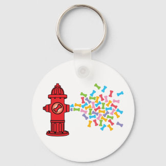 Feuerlöschmittel mit Hundeknochen Schlüsselanhänger