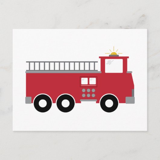 Feuerlöschmittel Postkarte (Vorderseite)