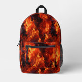 Feuerlöschmuster Bedruckter Rucksack (Vorderseite)