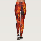 Feuerlöschmuster Leggings (Rückseite)