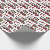 Feuerlöschpapier Geschenkpapier (Ecke)