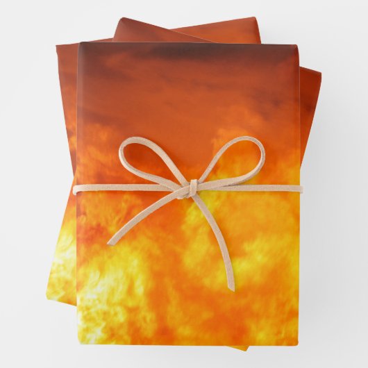 Feuerlöschpapier Geschenkpapier Set (Beispiel)